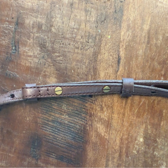 NWT Madewell Chocolate Raisin Weave The Puff Crossbody Bag - Picture 5 of 8